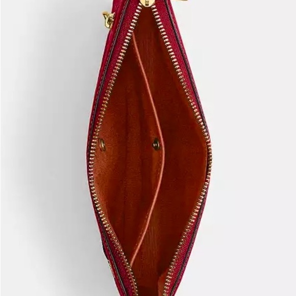 COACH (+4 free items*) Legacy Zip Top Crossbody Bag Signature Leather, brass - Picture 7 of 10